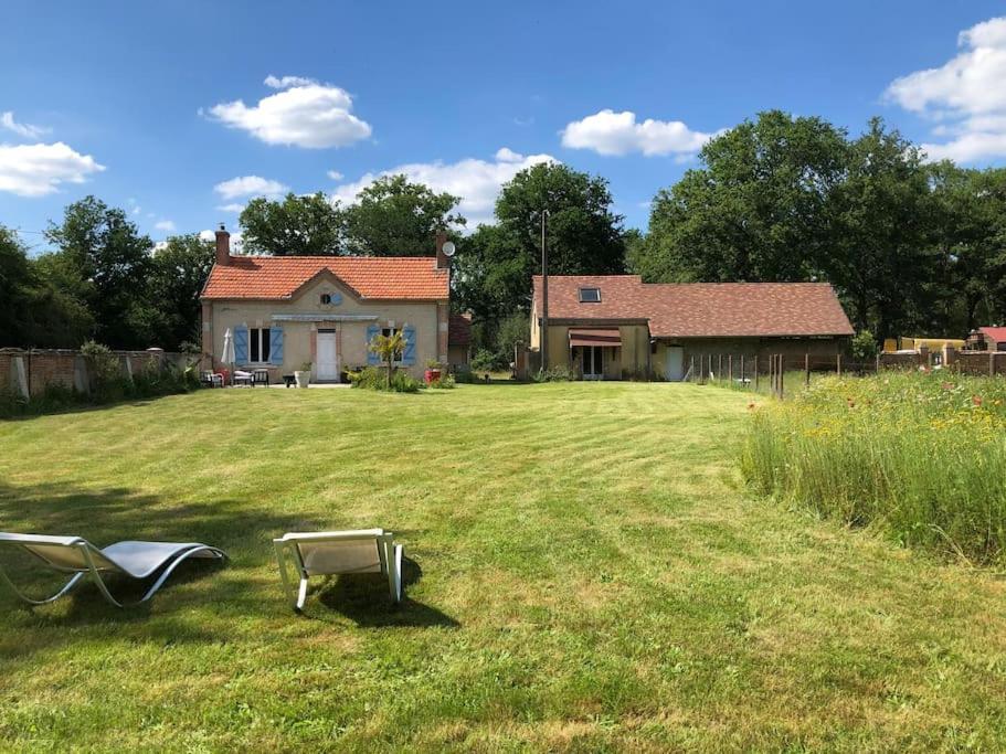 Maison Au Milieu Des Bois Et Des Animaux Jouy-le-Potier Exteriör bild